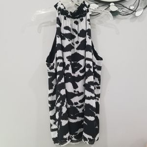 The Limited Pleated Halter Pleated Blouse.       1